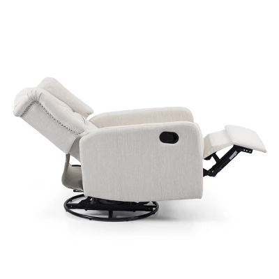 Mohaven Contemporary Tufted Wingback Swivel Recliner - Christopher Knight Home