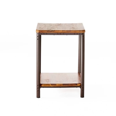 Ronan Rustic End Table - Rustic - Christopher Knight Home - Image 2