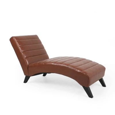 Stillmore Contemporary Channel Stitch Chaise Lounge - Christopher Knight Home - Image 9