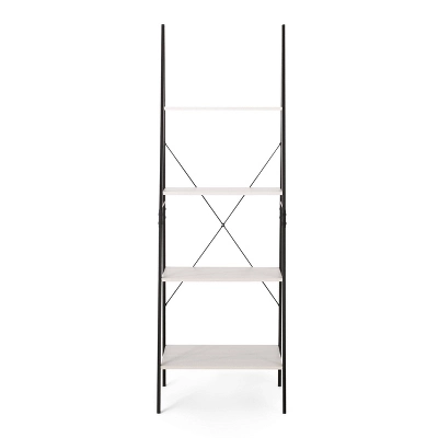71.5" Newnan Modern Industrial 4 Shelf Etagere Ladder Bookcase - Christopher Knight Home - Image 9