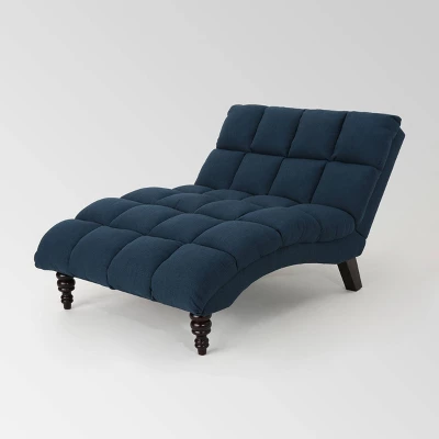 Kaniel Traditional Tufted Fabric Double Chaise - Christopher Knight Home - Image 5