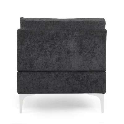 Beamon Contemporary Fabric Chaise Lounge - Christopher Knight Home - Image 5