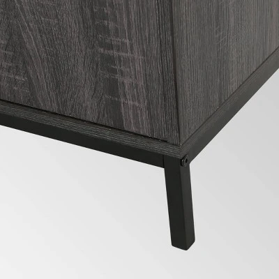 64.5" Frankford Contemporary Cube Unit Bookcase Dark Gray - Christopher Knight Home - Image 3