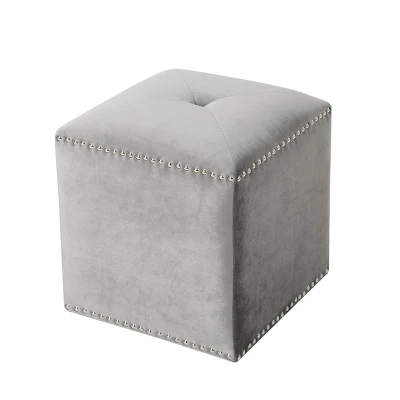 Brantly Glam Velvet Ottoman - Christopher Knight Home - Image 6