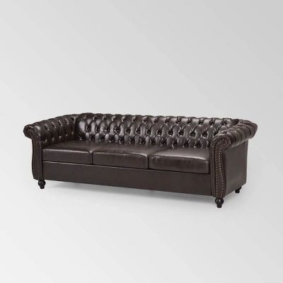 Parksley Tufted Chesterfield Sofa - Christopher Knight Home - Image 7