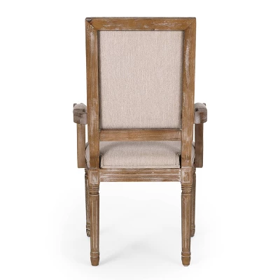 Set Of 4 Maria French Country Wood Upholstered Dining Chairs - Christopher Knight Home - Image 6
