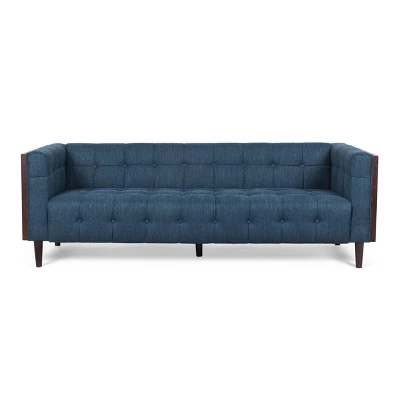 Mclarnan Contemporary Tufted 3 Seater Sofa - Christopher Knight Home - Image 11
