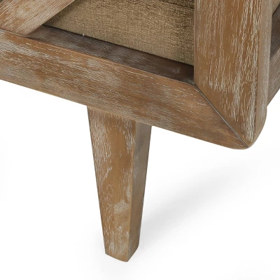 Zentner Rustic Tufted Double End Chaise Lounge With Bolster Pillows - Christopher Knight Home - Image 5