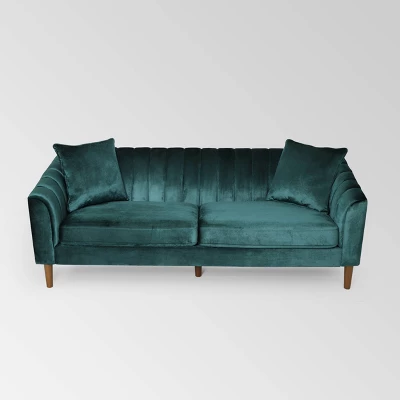 Ansonia Contemporary Velvet Sofa - Christopher Knight Home - Image 6