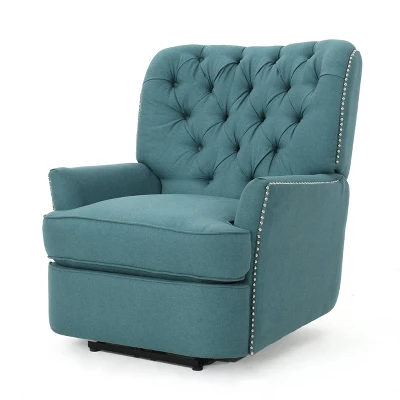 Salomo Tufted Fabric Power Recliner - Christopher Knight Home - Image 6