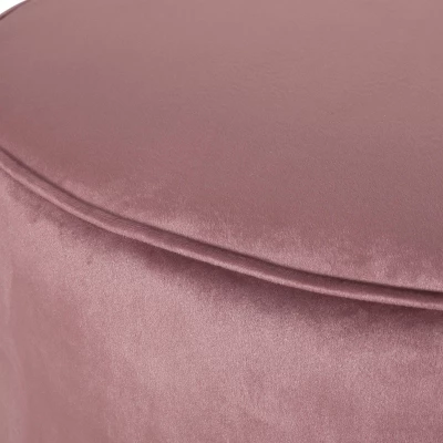 Croton Modern Glam Velvet Swivel Ottoman - Christopher Knight Home - Image 4