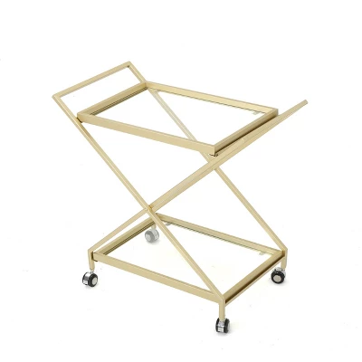 Sherianne Industrial Iron Bar Cart - Christopher Knight Home - Image 5