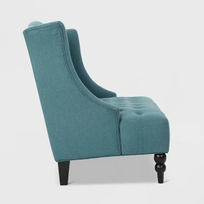 Leora Winged Loveseat - Christopher Knight Home - Image 4