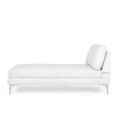 Beamon Contemporary Fabric Chaise Lounge - Christopher Knight Home - Image 10