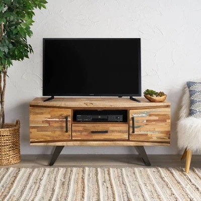 Antwerp Boho TV Stand For TVs Up To 53" Tan - Christopher Knight Home