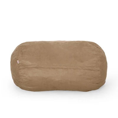 6.5' Inkom Modern Microfiber Pastel Bean Bag - Christopher Knight Home - Image 3
