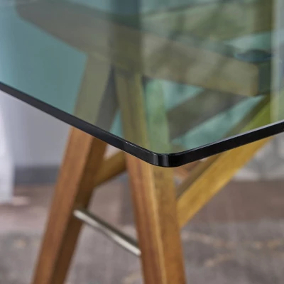 Camila Mid Century Desk Natural - Christopher Knight Home - Image 3