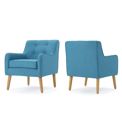 Set Of 2 Felicity Mid-Century Armchairs - Christopher Knight Home - Image 7