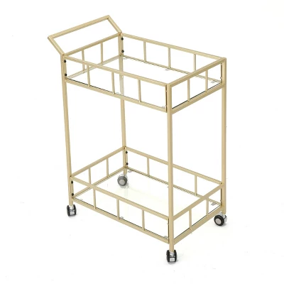 Falon Modern Glam Bar Cart - Christopher Knight Home - Image 5