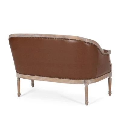 Faye Traditional Tufted Upholstered Loveseat - Christopher Knight Home - Image 2