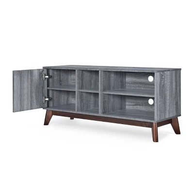 Rattler Mid-Century Modern TV Stand With Storage For TVs Up To 43" - Christopher Knight Home - Image 5