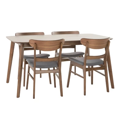 5pc Idalia Mid-Century Modern Dining Set - Christopher Knight Home - Image 8
