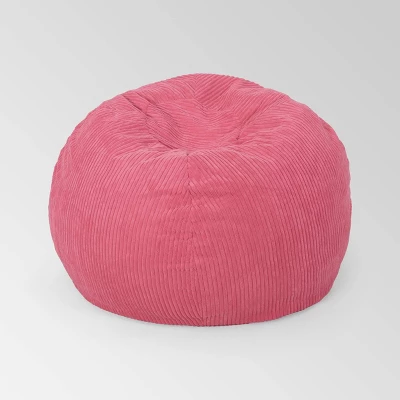 Kenli 3' Modern Corduroy Beanbag - Christopher Knight Home - Image 8