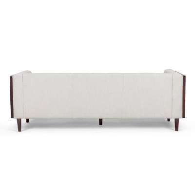 Mclarnan Contemporary Tufted 3 Seater Sofa - Christopher Knight Home - Image 2