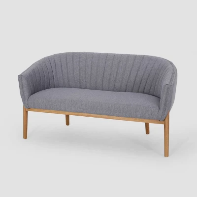 Galena Mid-Century Loveseat - Christopher Knight Home - Image 7