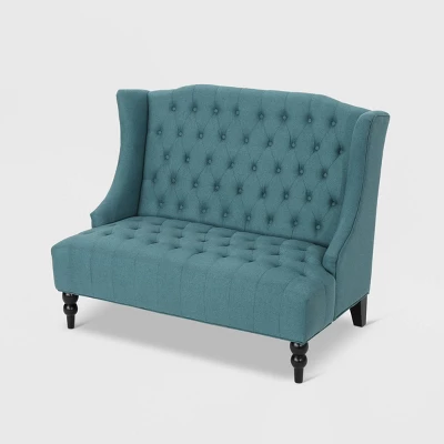 Leora Winged Loveseat - Christopher Knight Home - Image 5