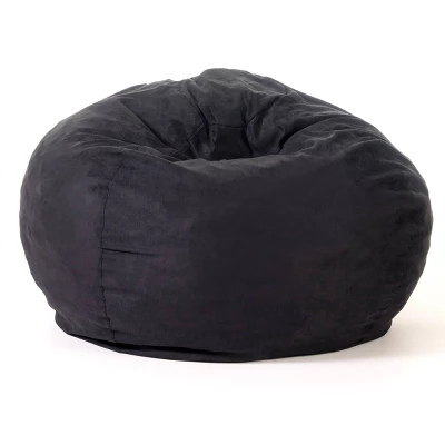 Madison Faux Suede Beanbag 5' - Christopher Knight Home - Image 4