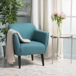Alphonse Armchair Dark Teal - Christopher Knight Home