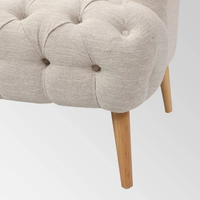 Adelia Contemporary Tufted Sofa Beige - Christopher Knight Home - Image 6