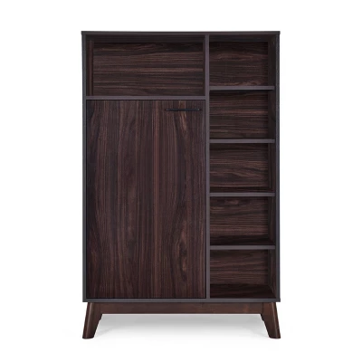 Rattler Mid-Century Modern Multi Functional Cabinet - Christopher Knight Home - Image 10