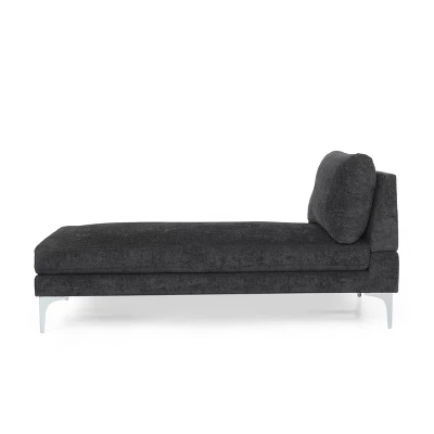Beamon Contemporary Fabric Chaise Lounge - Christopher Knight Home - Image 9