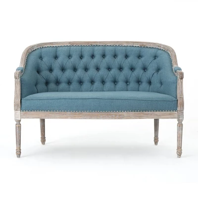 Faye Classical Tufted Loveseat - Christopher Knight Home - Image 5