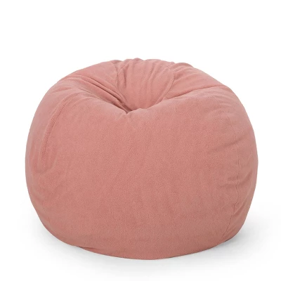 5' Newalla Modern Shearling Bean Bag - Christopher Knight Home - Image 7