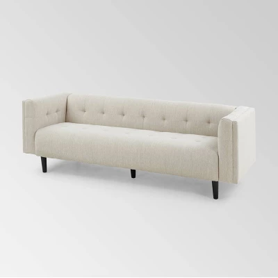 Ludwig Mid Century Modern Upholstered Tufted Sofa - Christopher Knight Home - Image 6