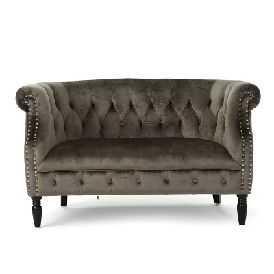 Milani Scroll Arm Loveseat - Christopher Knight Home - Image 8