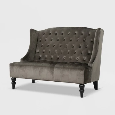 Leora Winged Loveseat - Christopher Knight Home - Image 6