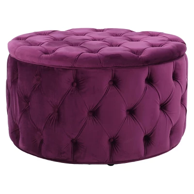 Zelfa New Velvet Ottoman - Christopher Knight Home - Image 6