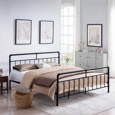 Mowry Industrial Iron Bed - Christopher Knight Home
