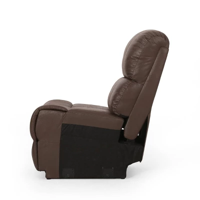 Meridan Contemporary Upholstered Theater Seating Reclining Sofa - Christopher Knight Home - Image 7