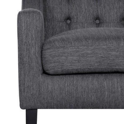 Deanna Contemporary Fabric Tufted Accent Chair - Christopher Knight Home - Image 7