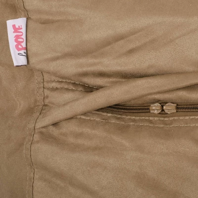 6.5' Inkom Modern Microfiber Pastel Bean Bag - Christopher Knight Home - Image 6