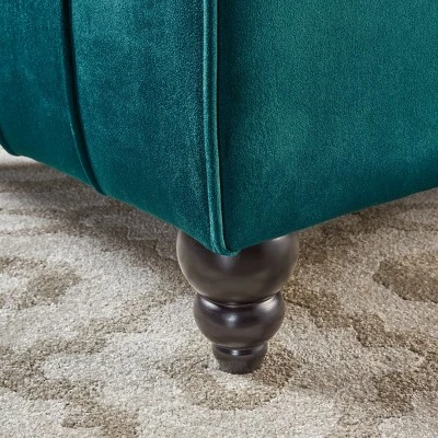 Rubie New Velvet Chaise Lounge - Christopher Knight Home - Image 3