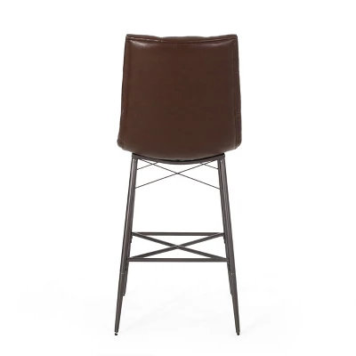 2pc Pineview Contemporary Tufted Counter Height Barstools - Christopher Knight Home - Image 6