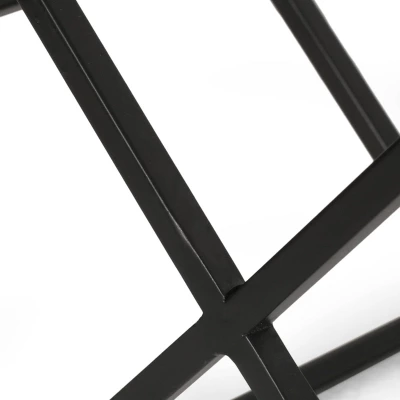 Mcclellan Modern Industrial 7 Bottle Tabletop Wine Rack Black - Christopher Knight Home - Image 5