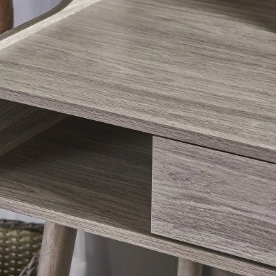 Brenda Mid Century Home Office Desk Gray - Christopher Knight Home - Image 5