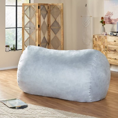 6.5' Inkom Modern Microfiber Pastel Bean Bag - Christopher Knight Home - Image 11